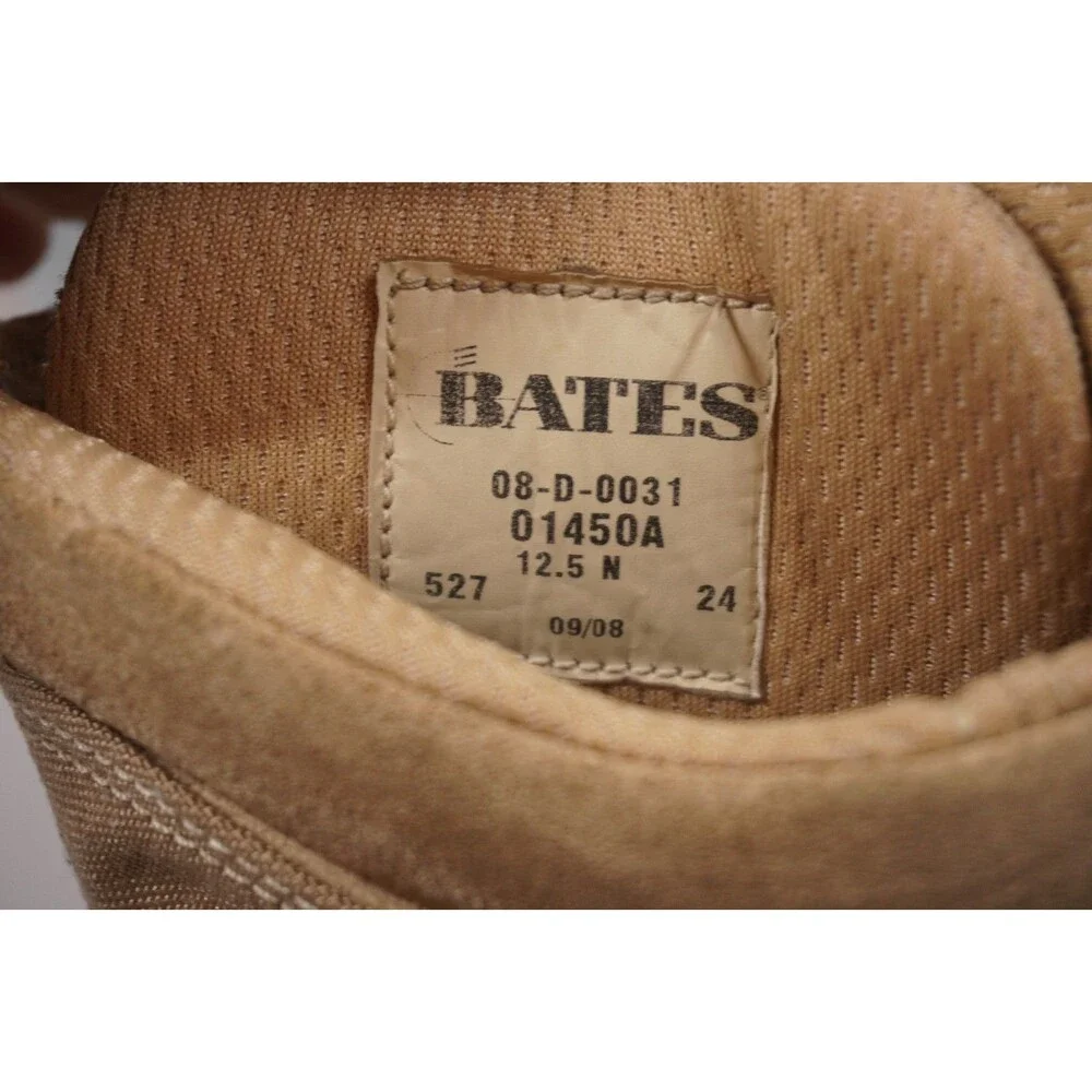 Bates E01450 M8 Hot Weather Tactical Desert Boots Men’s 12.5 N Vibram Tan USMC